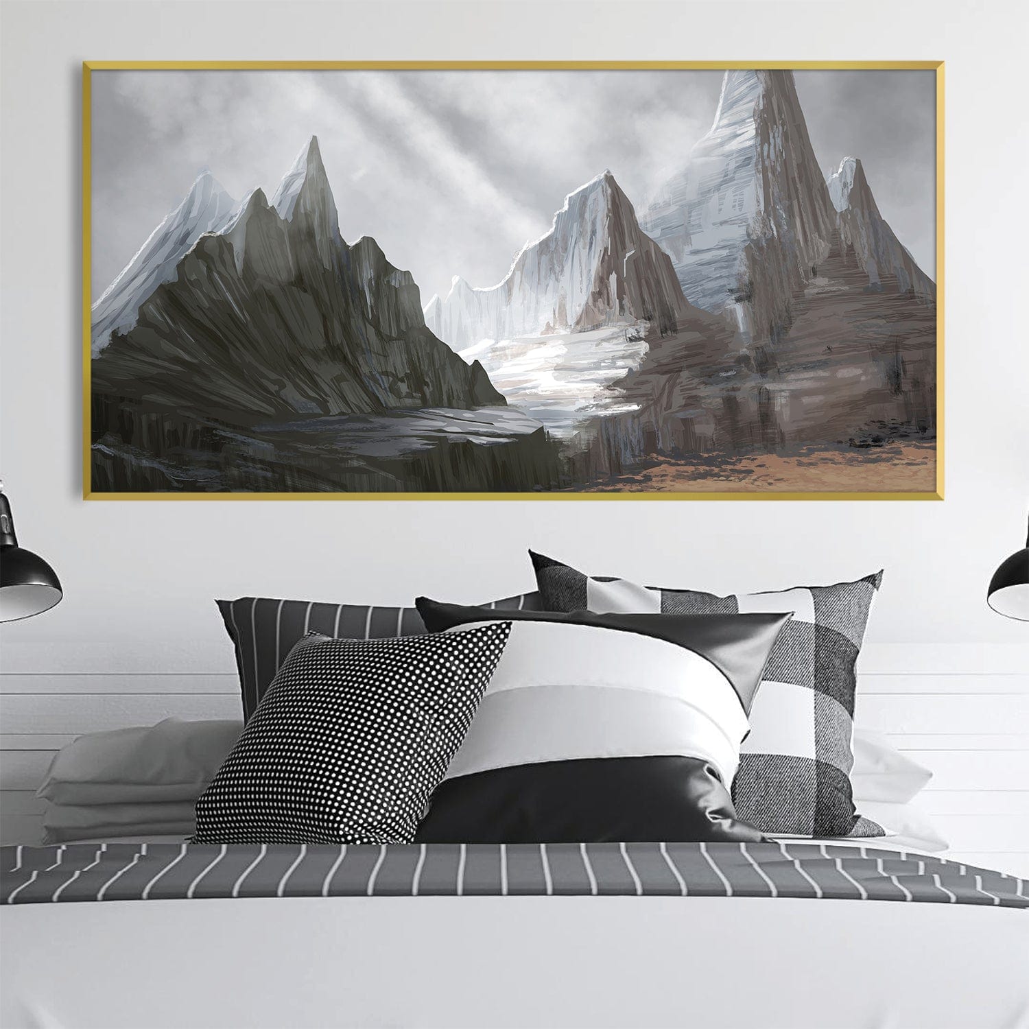 Crest of the Wild Canvas Art Clock Canvas
