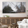Crest of the Wild Canvas Art Clock Canvas