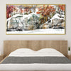Crimson Cliffs Canvas Art Clock Canvas