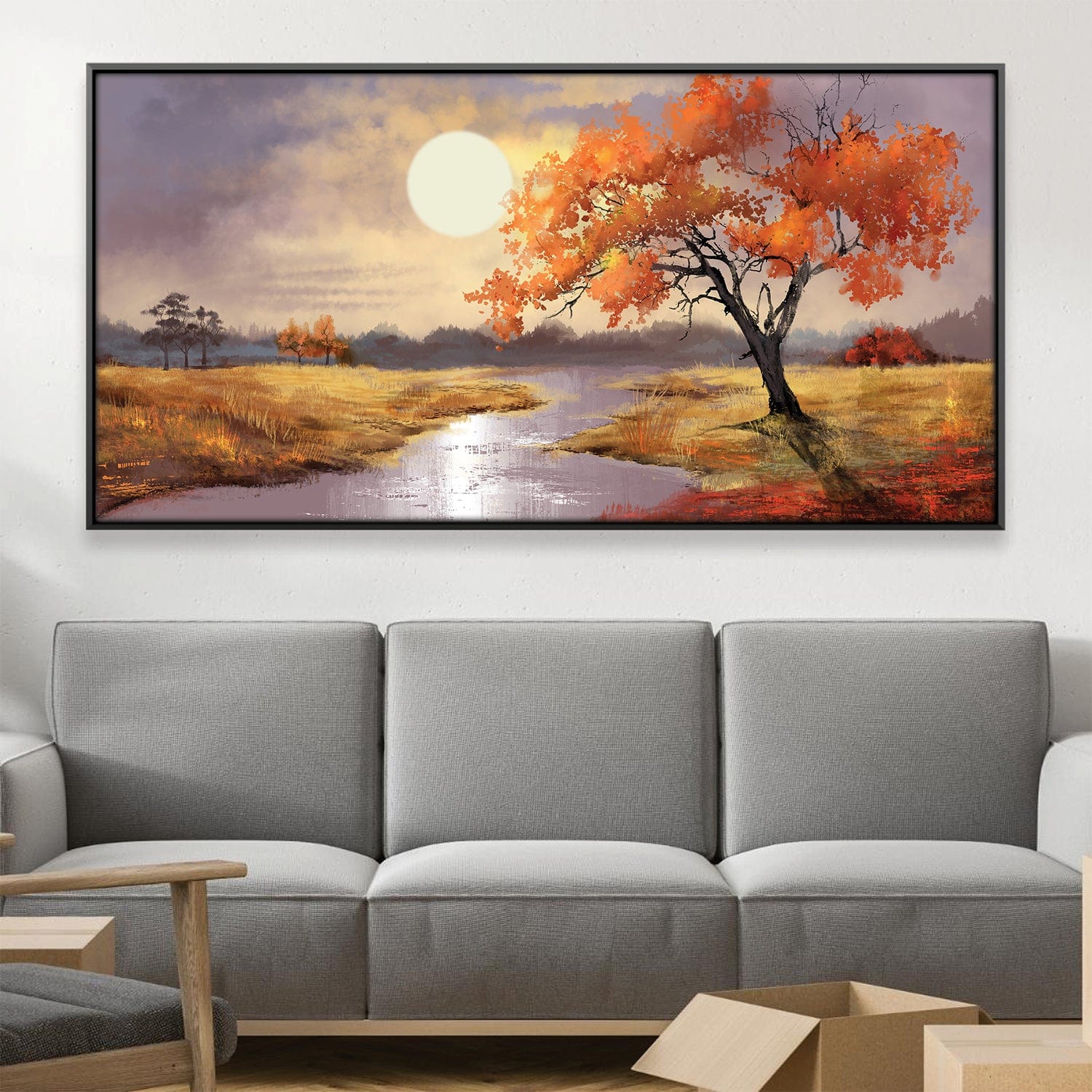 Crimson Riverbank Canvas product thumbnail