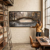 Crossing Still Waters Canvas Art Clock Canvas