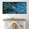 Current Streams Canvas Art Clock Canvas