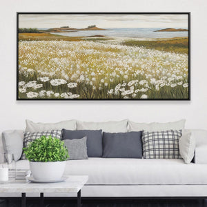 Daisy Shore Canvas Art 20 x 10in / Canvas Clock Canvas