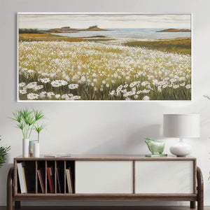 Daisy Shore Canvas Art Clock Canvas