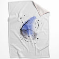 Dancing Butterfly Blanket Blanket 75 x 100cm Clock Canvas