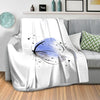 Dancing Butterfly Blanket Blanket Clock Canvas