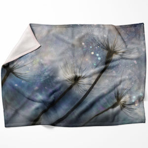 Dandelion Space Blanket Blanket 75 x 100cm Clock Canvas