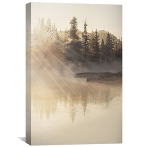 Dawn Lightfall Canvas Art Clock Canvas