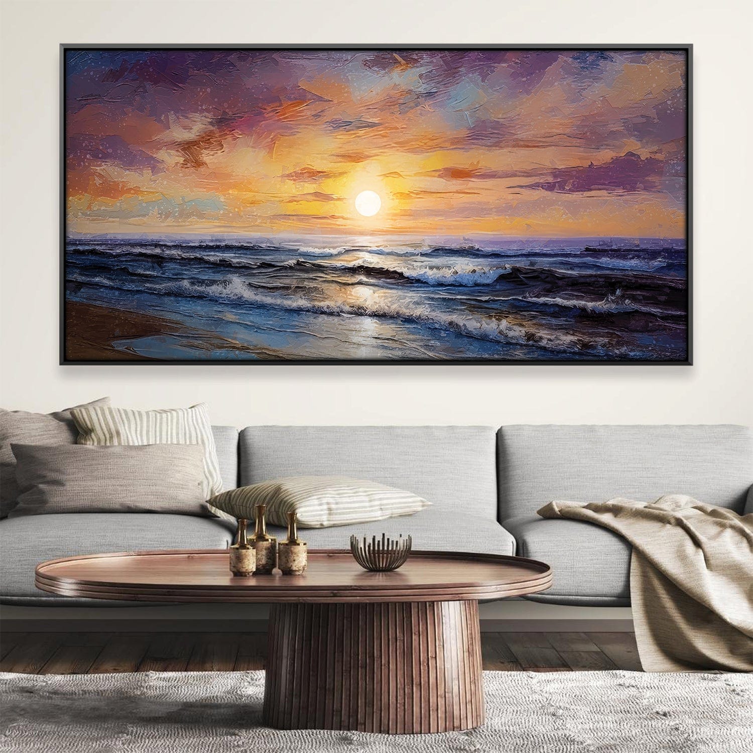 Dawns Embrace Canvas Art Clock Canvas