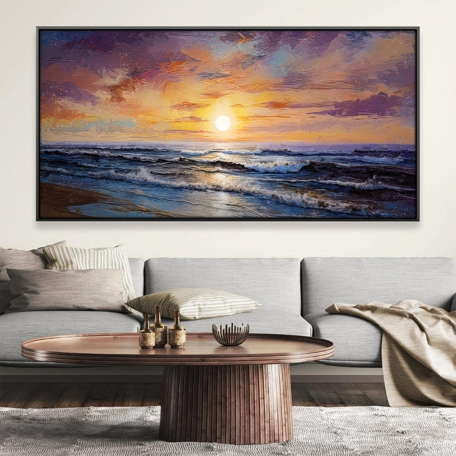 Dawns Embrace Canvas Art Clock Canvas