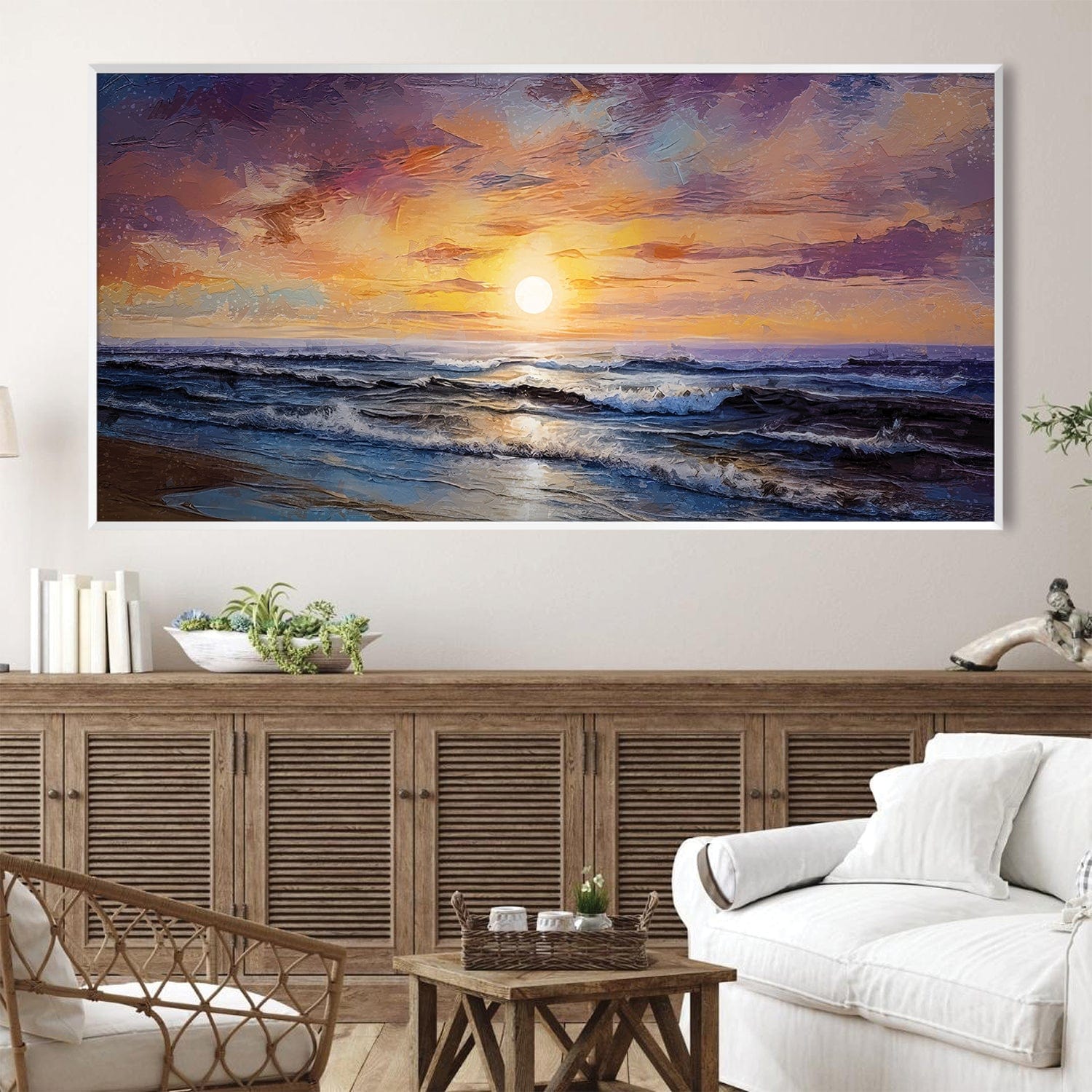 Dawns Embrace Canvas Art Clock Canvas