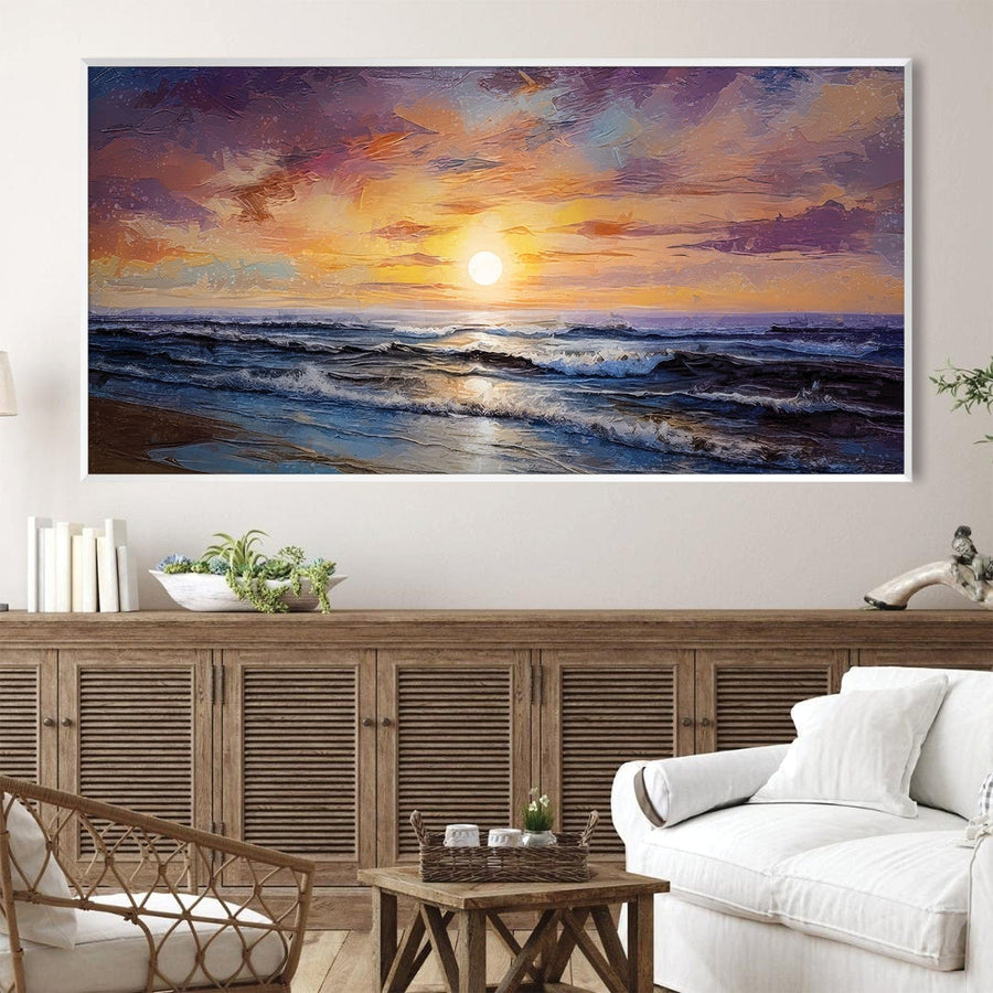 Dawns Embrace Canvas Art Clock Canvas