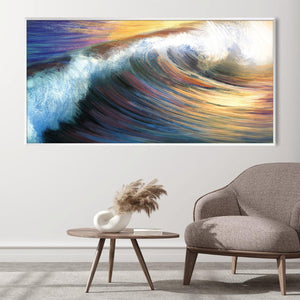 Deep Waves Canvas Art Clock Canvas