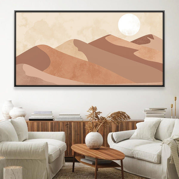 Desert Echoes Canvas Art 20 x 10in / Canvas Clock Canvas