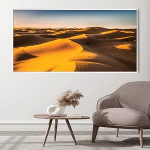 Desert Hills Canvas Art Clock Canvas