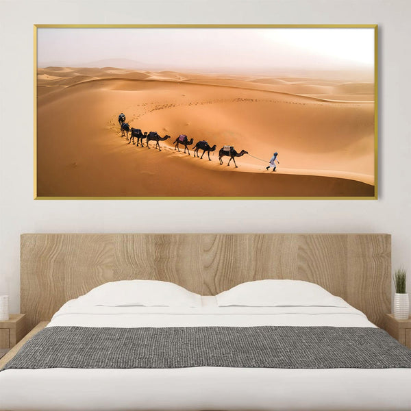 Desert Trek Canvas Art Clock Canvas