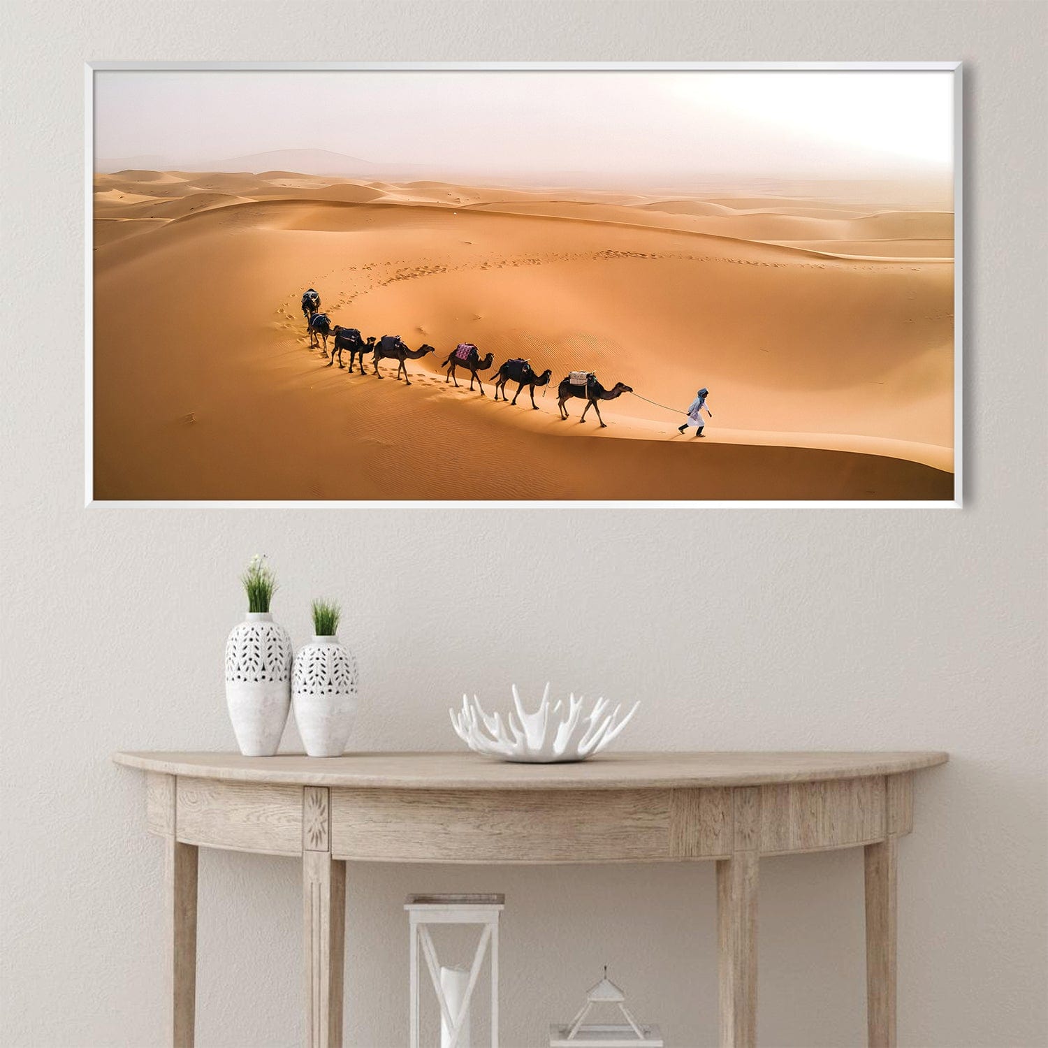 Desert Trek Canvas Art Clock Canvas