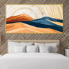 Desert Waves Canvas Art Clock Canvas