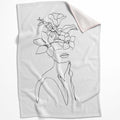 Desired Beauty B Blanket Blanket 75 x 100cm Clock Canvas