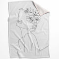 Desired Beauty C Blanket Blanket 75 x 100cm Clock Canvas