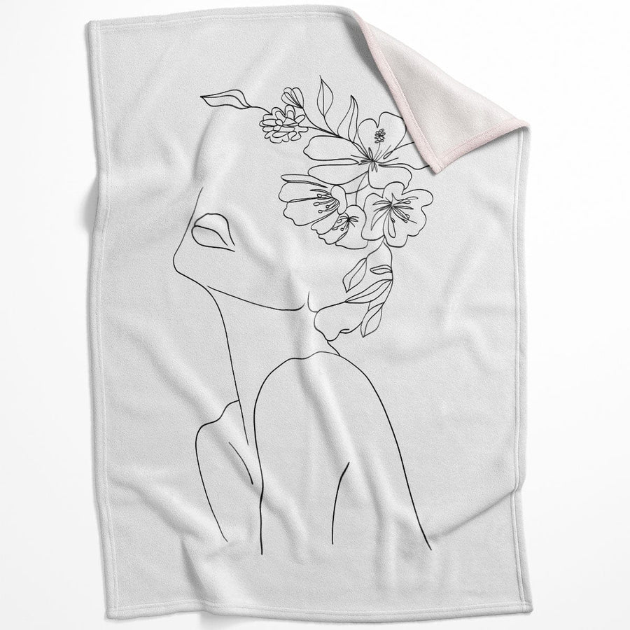 Desired Beauty C Blanket Blanket 75 x 100cm Clock Canvas