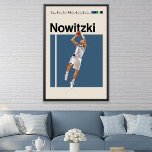 Dirk Stats Canvas Art 12 x 18in / Canvas Clock Canvas