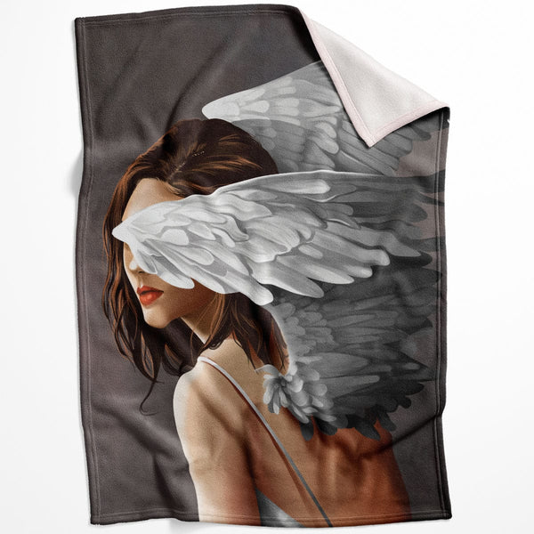 Divine Angels C Blanket Blanket 75 x 100cm Clock Canvas