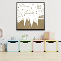 Dream Big, Roam Far 2 Canvas Art 12 x 12in / Canvas Clock Canvas