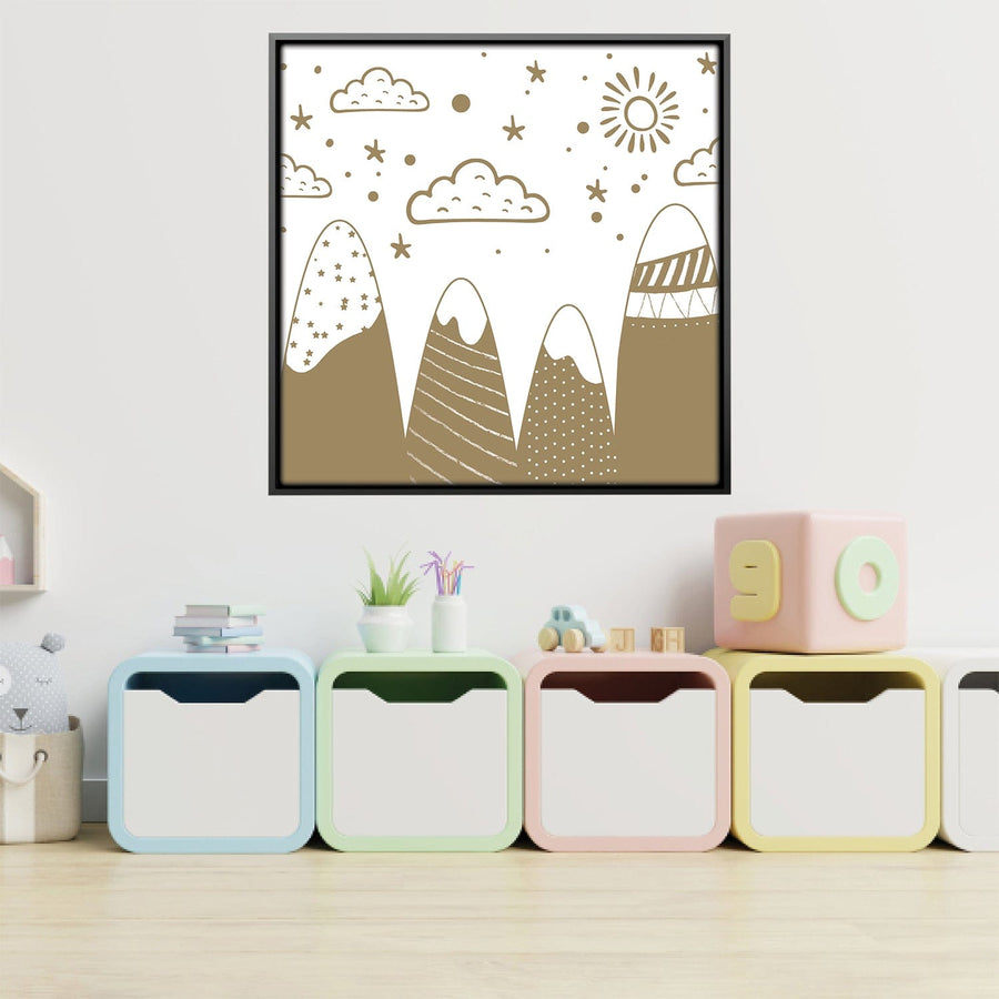 Dream Big, Roam Far 2 Canvas Art 12 x 12in / Canvas Clock Canvas