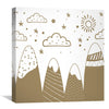 Dream Big, Roam Far 2 Canvas Art Clock Canvas