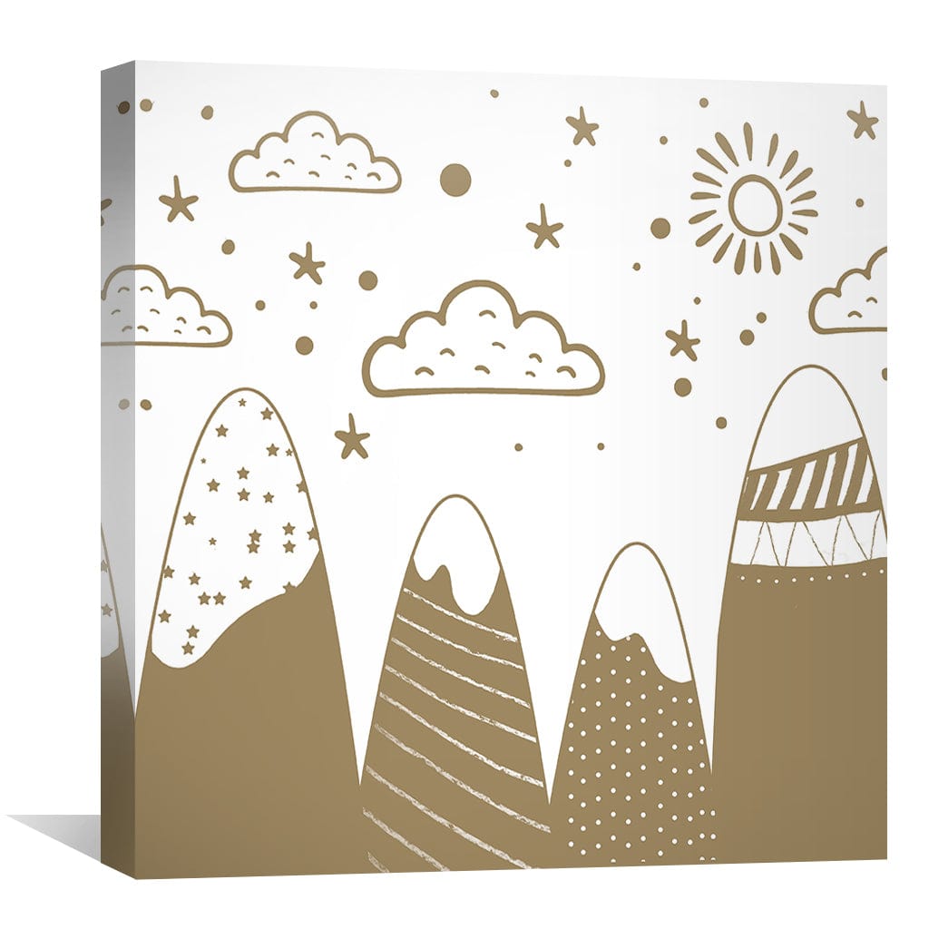 Dream Big, Roam Far 2 Canvas Art Clock Canvas