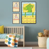 Dreamland Buddies Canvas Art Set of 3 / 12 x 18in / Canvas Clock Canvas
