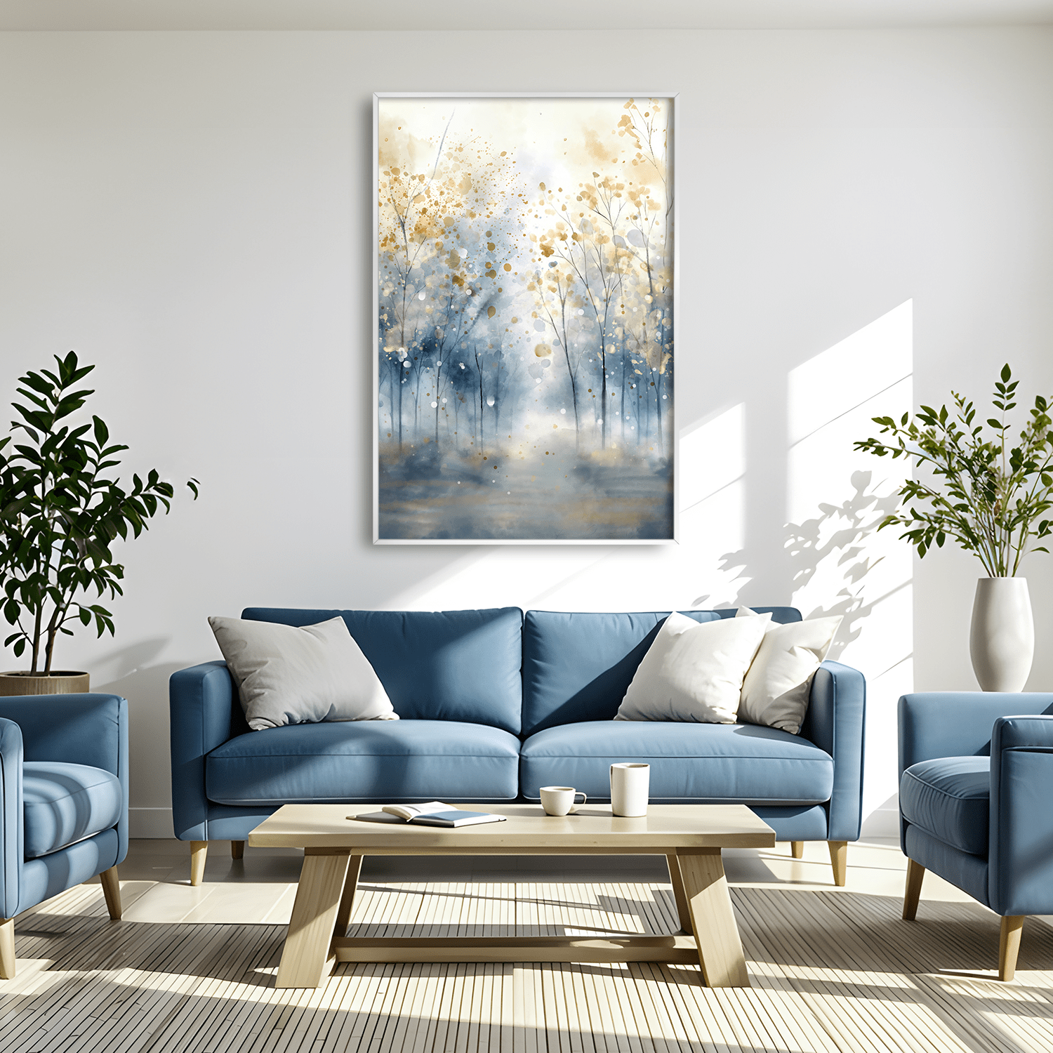 Dreamlight Forest Canvas Art Clock Canvas
