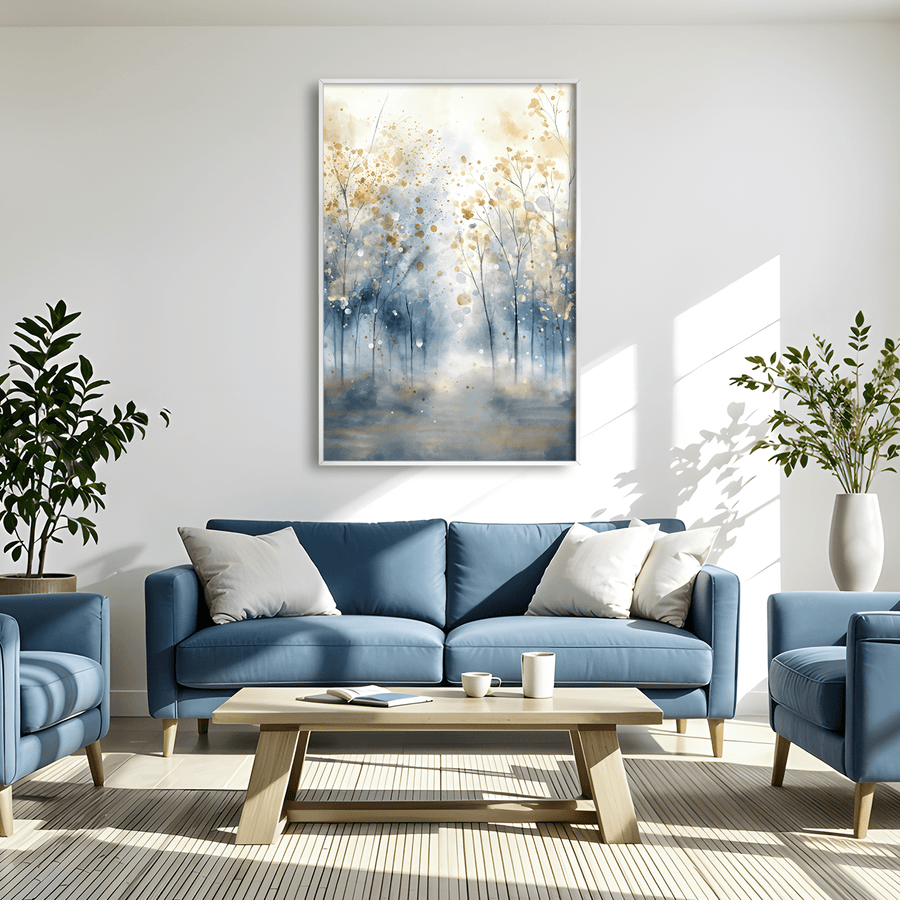Dreamlight Forest Canvas Art Clock Canvas