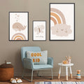 Dreams and Whimsy Canvas Art Set of 3 / 12 x 18in / Canvas Clock Canvas