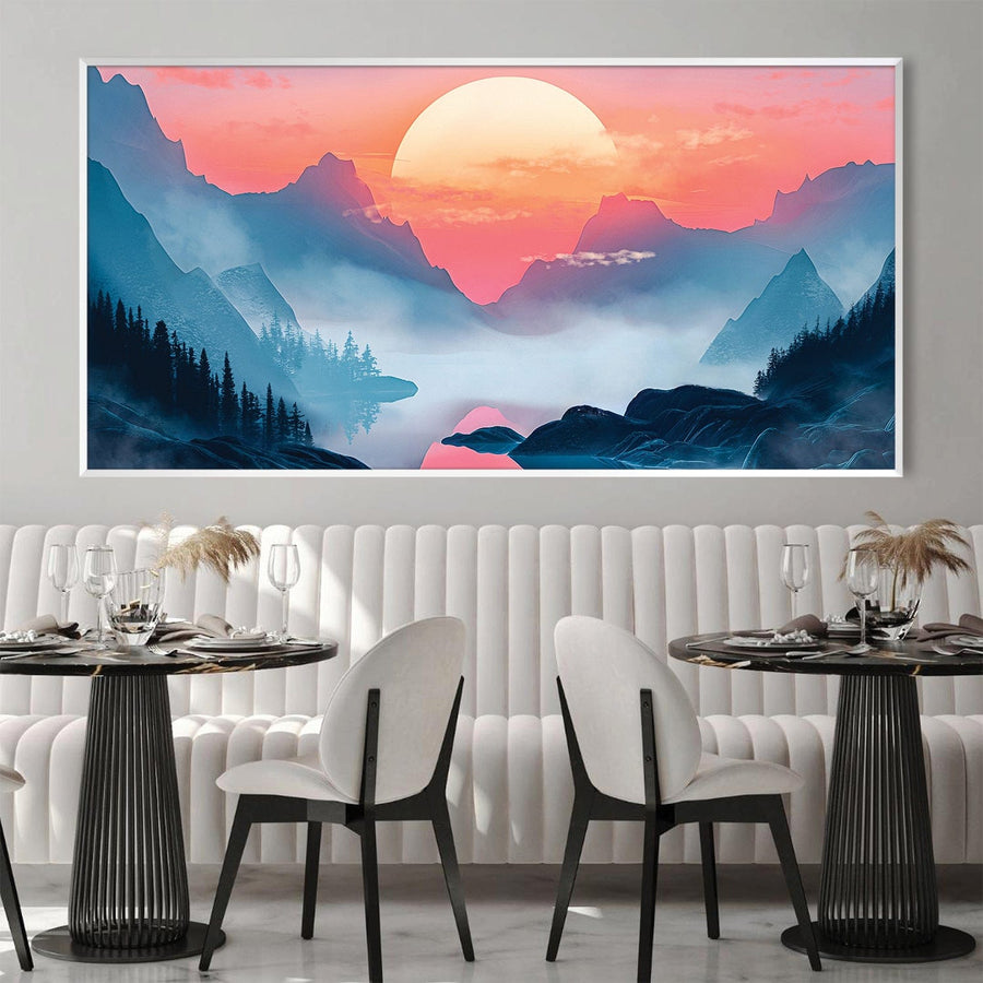 Dreamscape Dawn Canvas Art Clock Canvas