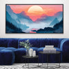 Dreamscape Dawn Canvas Art Clock Canvas