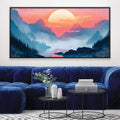 Dreamscape Dawn Canvas Art Clock Canvas
