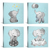 Dreamy Tuskers Canvas Art Clock Canvas