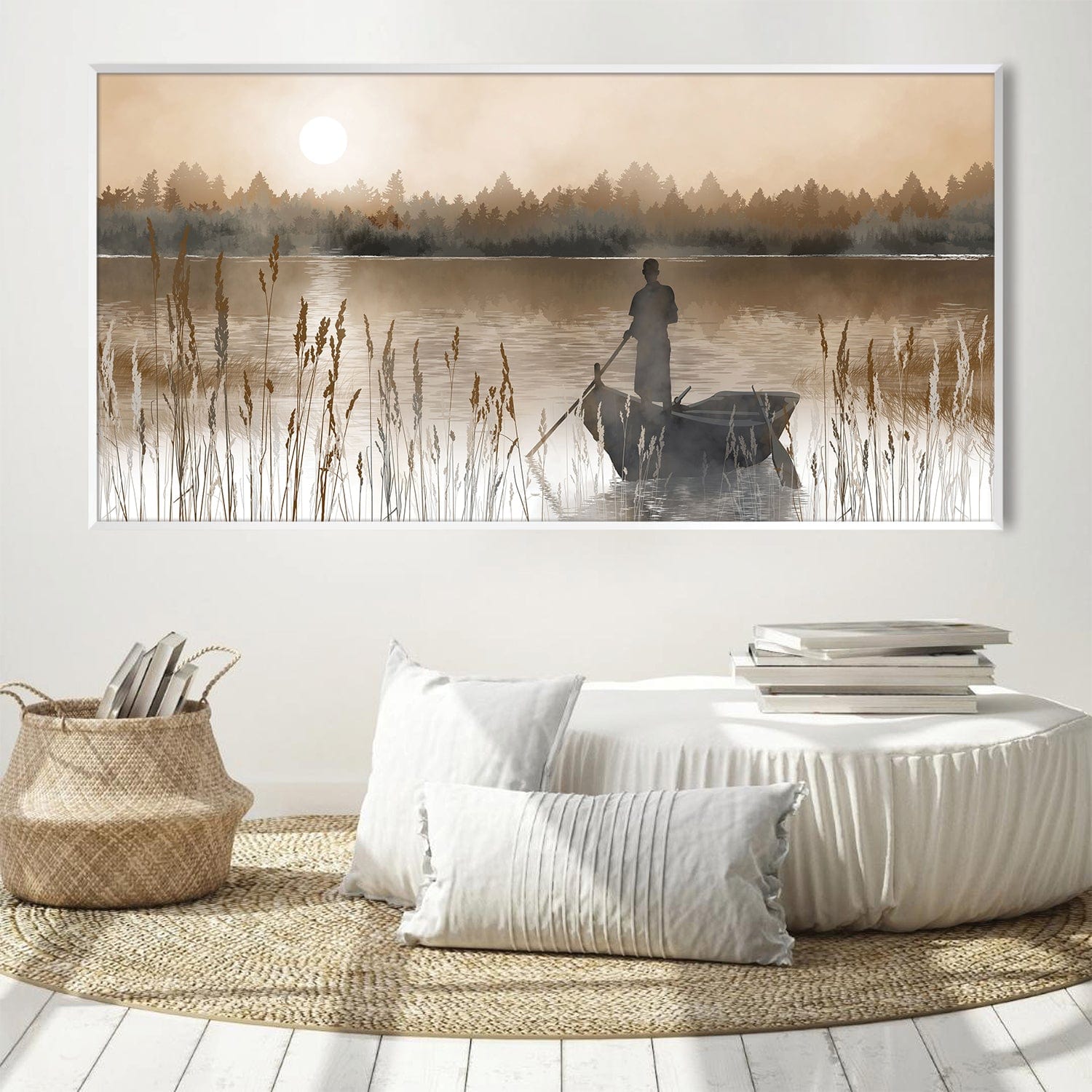 Drifting into the Dusk Canvas Art Clock Canvas