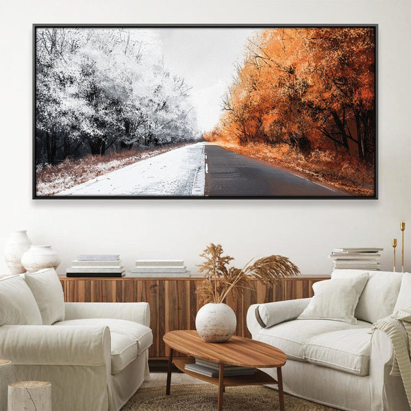 Duality of Nature Canvas Art 20 x 10in / Canvas Clock Canvas