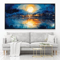 Dusk on the Waterfront Canvas Art Clock Canvas