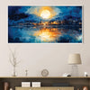 Dusk on the Waterfront Canvas Art Clock Canvas