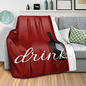 Eat Drink Love B Blanket Blanket Clock Canvas