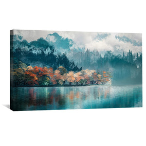 Echoes of Fall Canvas Art Clock Canvas