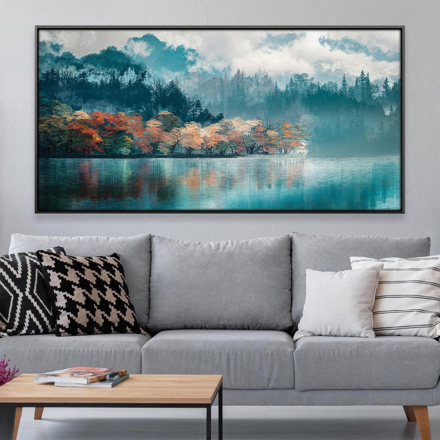 Echoes of Fall Canvas Art Clock Canvas