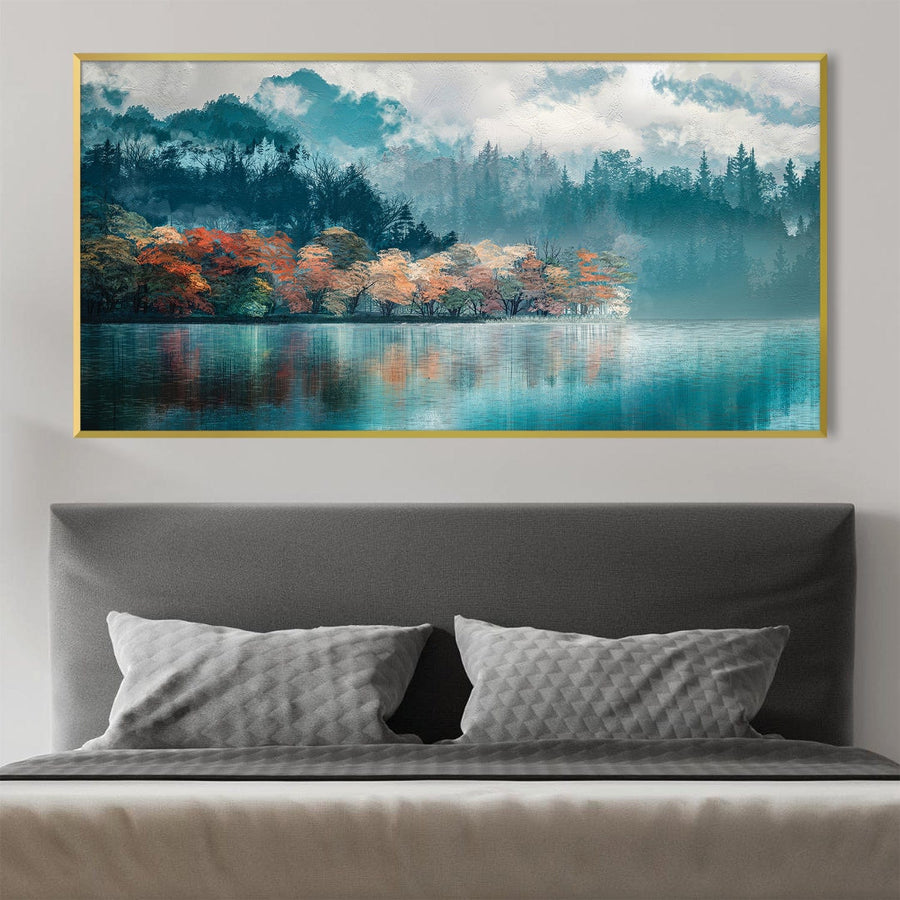 Echoes of Fall Canvas Art Clock Canvas