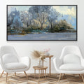 Echoes of the Forest Floor Canvas Art 20 x 10in / Canvas Clock Canvas