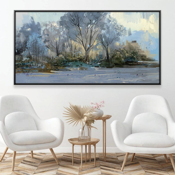 Echoes of the Forest Floor Canvas Art 20 x 10in / Canvas Clock Canvas