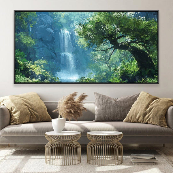 Eden's Sanctuary Canvas Art 20 x 10in / Canvas Clock Canvas